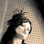 Fourth pic of PinkFineArt | Annika Amour Retro Goth from Gothic Babes