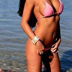 Third pic of Janessa Brazil Wearing A Sexy Pink Bikini