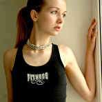 First pic of Eva F - Eva F strips her slutty black thongs off and teases us with her fantastic tight ass.