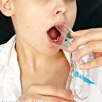 Third pic of Nurse Ester pussy fingering and dildoing at clinic