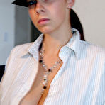 First pic of Gianna Michaels - Gianna Michaels takes her slutty black lace lingerie off and shows us her round boobs