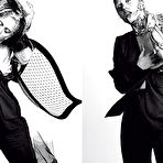Third pic of Lady Gaga sexy and topless b-&-w scans