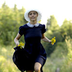 Second pic of Iveta Vale - Iveta Vale takes her sexy summer dress off outdoors and shows us her tight ass.