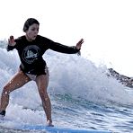 Third pic of Vanessa Hudgens looking sexy when surfs in Waikiki