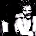 Fourth pic of Vanessa Paradis black-&-white sexy and braless pics