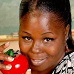 Fourth pic of Chubby Loving - Big Boobs Fat Ebony Posing In Classroom