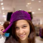 Second pic of Caroline Ray Having Fun In A Mall