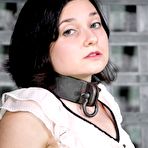 First pic of SexPreviews - Amy Faye is bound in metal wearing high heels her pussy toyed to orgasm