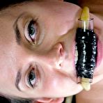 Third pic of SexPreviews - Amy Faye is bound in metal wearing high heels her pussy toyed to orgasm