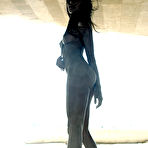 Second pic of Janelle Varga - Janelle Varga takes her sexy white dress outdoors and shows us her fantastic body.