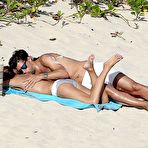 Fourth pic of Olivia Palermo sunbathing without bra in St. Barths