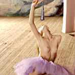 Fourth pic of Jasmine A - Jasmine A takes her sexy purple ballet dress and shows us her amazing tight ass.