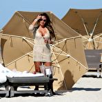 Third pic of Tamara Ecclestone sanbathing in bikini on the beacj