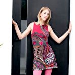 First pic of Babe With Small Tits In Pink Pantyhose