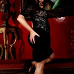 Fourth pic of Curvy Model Aria Giovanni In Black