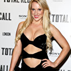 Second pic of Rebecca Ferdinando deep cleavage at premiere