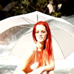 First pic of Piper Fawn Naked By A Rushing Waterfall