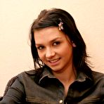 First pic of Abigail at AllTeenStars.com-Abigail shows her perky tits trough a jeans jacket