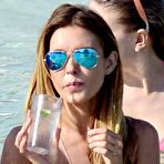 Second pic of Audrina Patridge sexy in bikini on a beach
