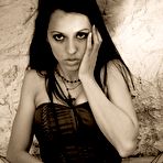 Second pic of Janessa Brazil In A Black And White Shoot