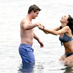 First pic of Demi Harman seen on the beach in Sydney