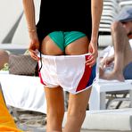 Fourth pic of Martha Hunt caught in bikini on the beach