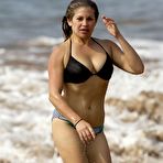 Fourth pic of Danielle Fishel sexy in bikini on a beach