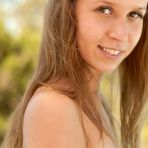 Second pic of Cute Horny Teen Model Fucks A Toy In The Sun