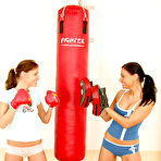 First pic of My Sexy Kittens two lesbian cuties boxing and fucking