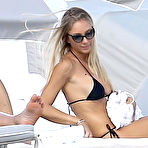 First pic of Laura Cremaschi in black bikini candids