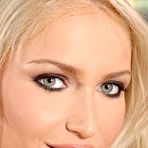 Fourth pic of Kathia Nobili - Sexy blonde Kathia Nobili in hot red lingerie sticking a dildo up her shaved cunny