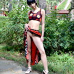 Second pic of PinkFineArt | Colorful Public Nude from NuDolls
