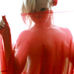 Second pic of Lena L - Lena L takes her hot red dress off and teases us with her amazing tight butt.