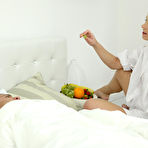 First pic of Leony April - Leony April shows us her fantastic perky boobs and gets her meat hole drilled hard