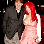 Second pic of Busty Jane Goldman shows deep cleavage at Kick-Ass premiere in London