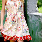 First pic of Lizel A - Lizel A takes her cute summer dress outdoors and shows us her fantastic tight ass.