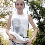 Third pic of PinkFineArt | Amateur Outdoor Panties from Panty GFs