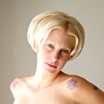 First pic of Megan FTV - Hot blonde chick Megan FTV takes off her slutty tight dress and shows her gaping cunt