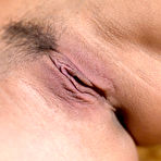 Second pic of Melisa Mendiny - Cute teen gal Carrie Du Four strips her clothes and shows her fresh wet pussy.