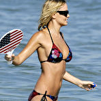 Third pic of Lara Bingle sexy in bikini on the beach