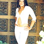 First pic of Nadia FTV - Foxy brunette model Nadia FTV strips her white outfit and shows us her perky boobs.