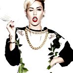 Third pic of Miley Cyrus sexy and braless mag photos