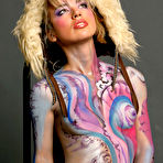 First pic of Natalia B - Natalia B takes her sexy black thongs off and shows us her hot bodypainted ass.