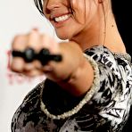 First pic of Megan Gale looking sexy, shows her long legs at I Love You Too Sydney premiere