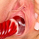 Fourth pic of PinkFineArt | Sandra Shine Red Dildo from Sandra Shine Live