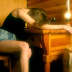First pic of Olya M - Gorgeous Olya M performs all kinds of exercises and takes off her clothes at once.