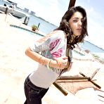 First pic of Paola Rey - Paola Rey takes her blue jeans off and gives her hung lover a good blowjob.