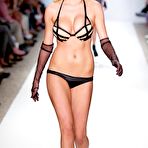 Fourth pic of Busty Kate Upton deep cleavage catwalk shots