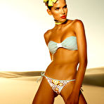 Second pic of Raica Oliveira posing in various sexy bikinies in a desert