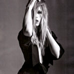 Third pic of Raquel Zimmermann topless and fully nude black-&-white scans